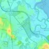 Boondall topographic map, elevation, terrain