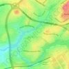 Wuse topographic map, elevation, terrain