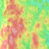 Glocester topographic map, elevation, terrain