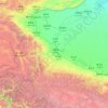 قەشقەر ۋىلايىتى 喀什地区 topographic map, elevation, terrain