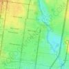 Brunswick East topographic map, elevation, terrain