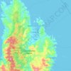 Viga topographic map, elevation, terrain