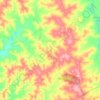 Maya topographic map, elevation, terrain