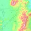 Costilla County topographic map, elevation, terrain