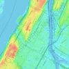 Harlem topographic map, elevation, terrain