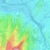 Barberaz topographic map, elevation, terrain