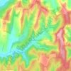 Almáskeresztúr topographic map, elevation, terrain
