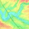 François topographic map, elevation, terrain