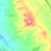 Chewton Bushlands topographic map, elevation, terrain