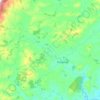 Pongaroa River topographic map, elevation, terrain