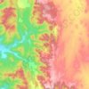 Banoon topographic map, elevation, terrain