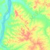Juarina topographic map, elevation, terrain