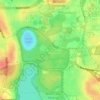 North Lake topographic map, elevation, terrain