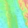 Taungoo District topographic map, elevation, terrain