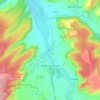 Belan-sur-Ource topographic map, elevation, terrain