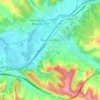 Razac-sur-l'Isle topographic map, elevation, terrain
