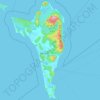 Phu Quoc Island topographic map, elevation, terrain