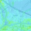 Papendrecht topographic map, elevation, terrain