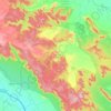 Tiryani mandal topographic map, elevation, terrain