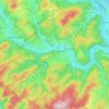Hatzfeld topographic map, elevation, terrain