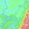 Springhill Township topographic map, elevation, terrain