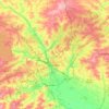 Columbia topographic map, elevation, terrain