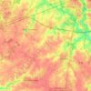 Aubigny-Les Clouzeaux topographic map, elevation, terrain