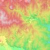 Blackwood topographic map, elevation, terrain
