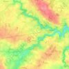 Argenton-les-Vallées topographic map, elevation, terrain