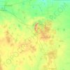 Бурабайский район topographic map, elevation, terrain