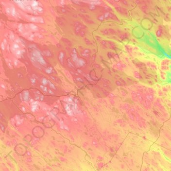 Arvidsjaurs kommun topographic map, elevation, terrain