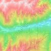Mezzana topographic map, elevation, terrain