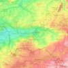 Hene topographic map, elevation, terrain