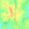 Gay topographic map, elevation, terrain