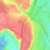 Bell Post Hill topographic map, elevation, terrain