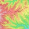 Bullaburra topographic map, elevation, terrain