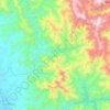 Ruiz topographic map, elevation, terrain