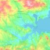 Burgas topographic map, elevation, terrain