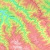 Yanatile topographic map, elevation, terrain