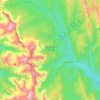 Beehive Natural Area topographic map, elevation, terrain