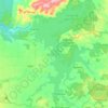 Lake Tinaroo topographic map, elevation, terrain