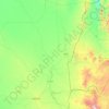 Kassala State topographic map, elevation, terrain
