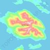 Isla Forsyth topographic map, elevation, terrain