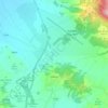 Udbina topographic map, elevation, terrain