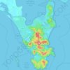 Wilsons Promontory topographic map, elevation, terrain