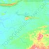 Catingueira topographic map, elevation, terrain