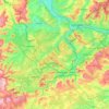 Warndt topographic map, elevation, terrain