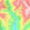Ghermu topographic map, elevation, terrain