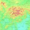 Slovakia topographic map, elevation, terrain