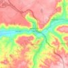 Perales de Tajuña topographic map, elevation, terrain
